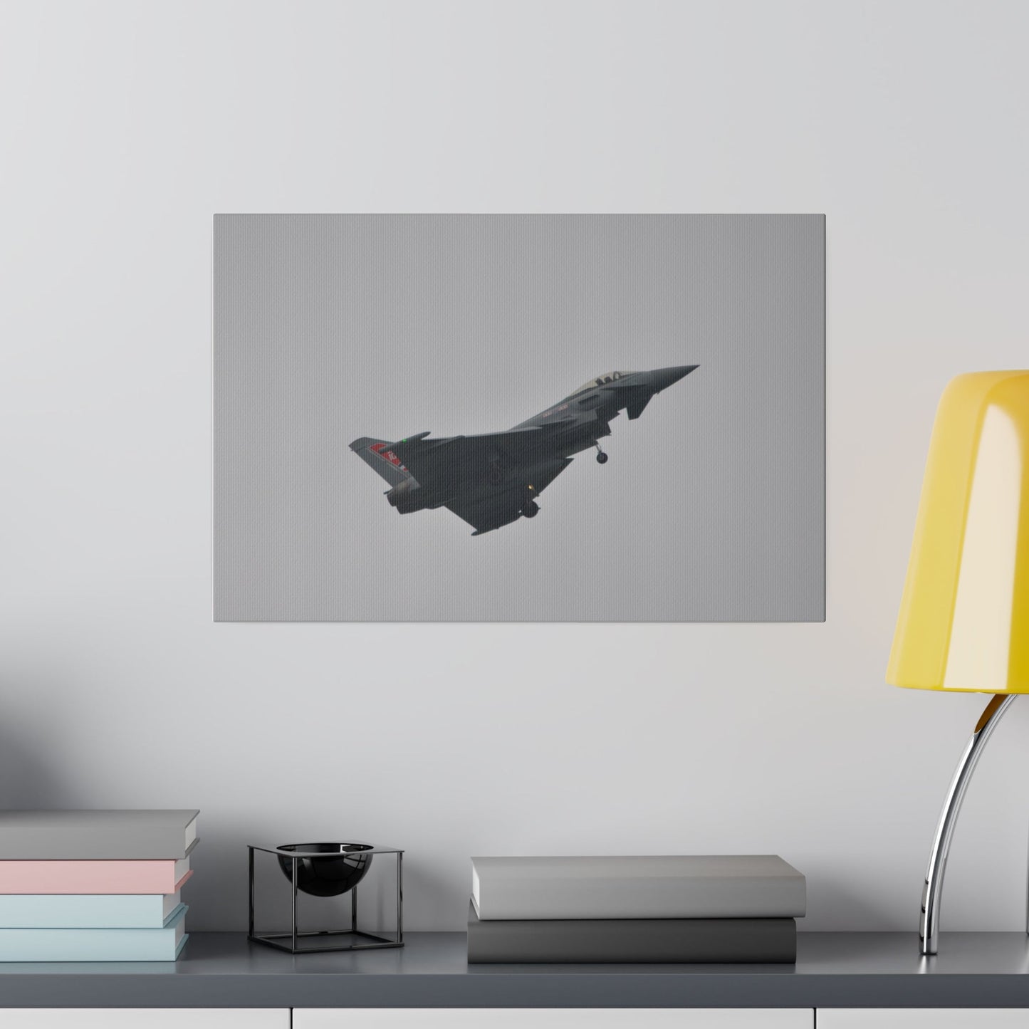 Typhoon Flying Showing Landing Gear Down, Close Up Canvas - The Trio Synergize Group