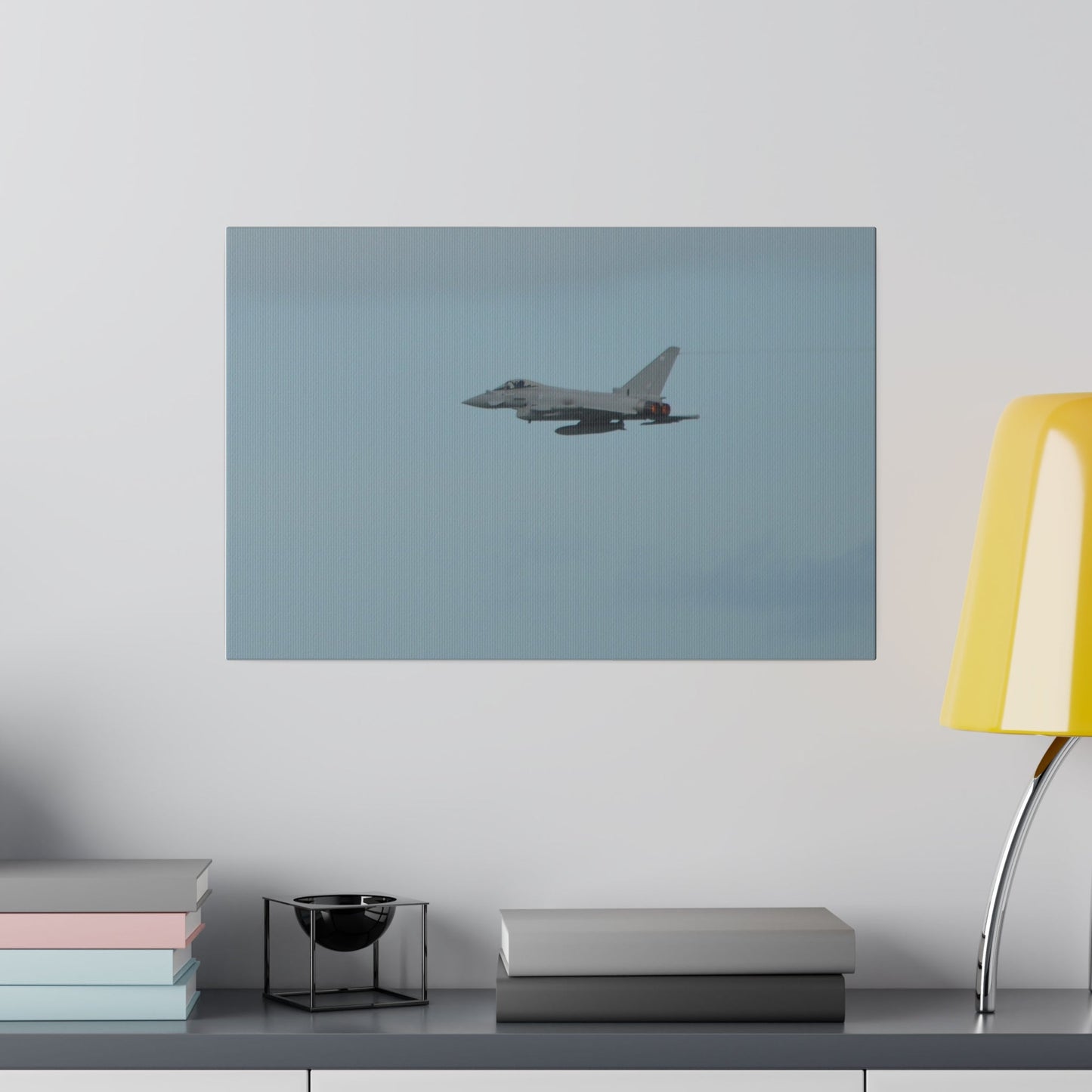 Typhoon Flying From The Right Canvas - The Trio Synergize Group