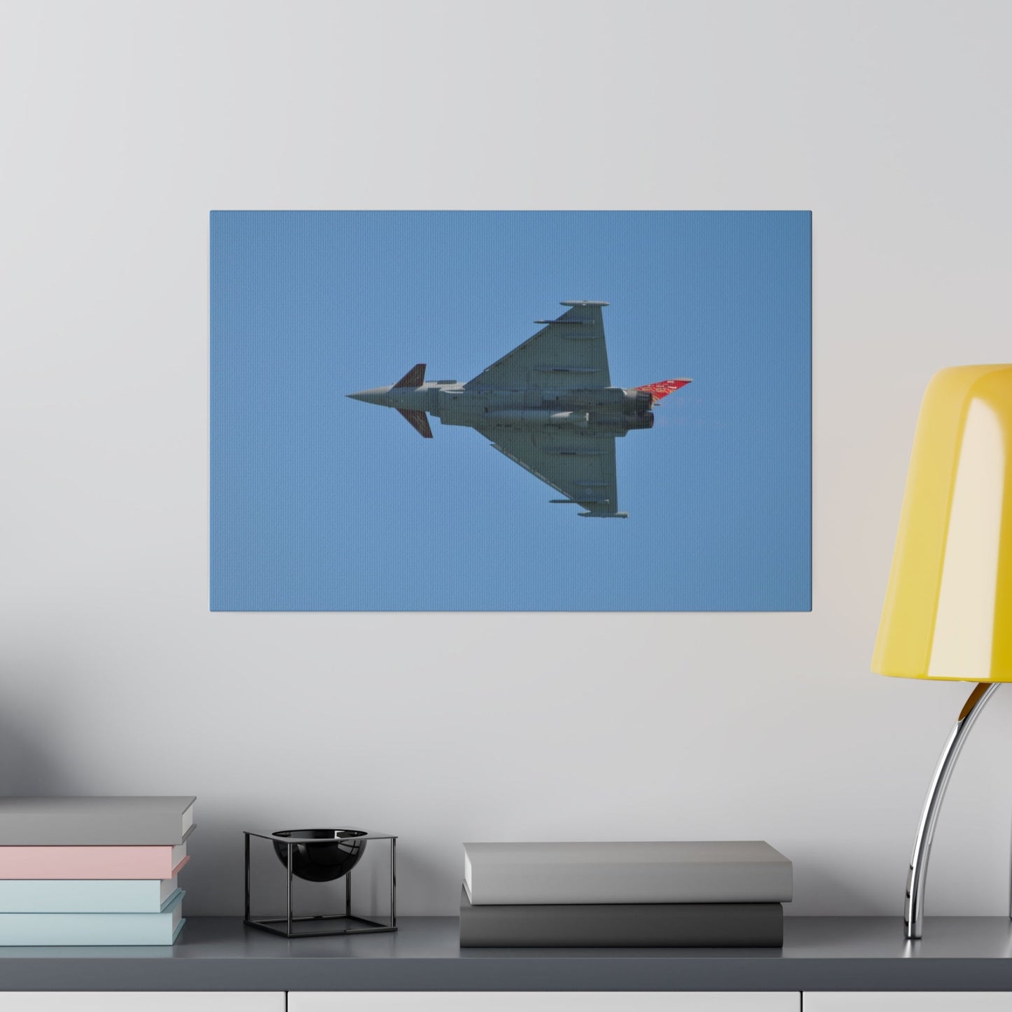 Typhoon Flying Left Undercarriage View Close Up Canvas - The Trio Synergize Group