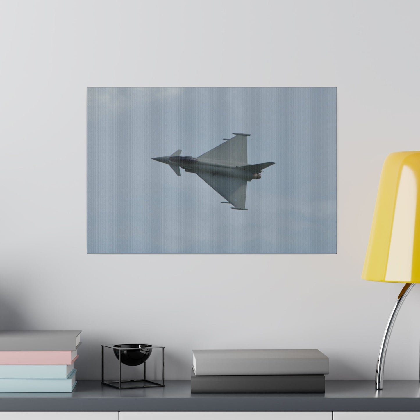 Typhoon Flying From The Right With Top View Close Up Canvas - The Trio Synergize Group