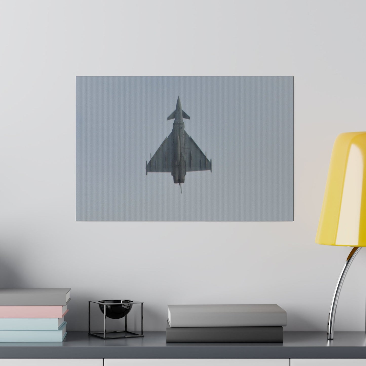 Typhoon Flying Vertically & Undercarriage Close Up Canvas - The Trio Synergize Group