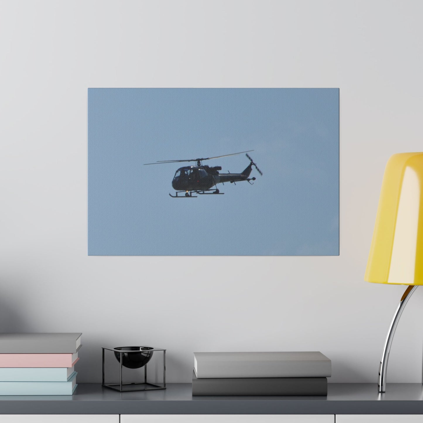 Westland Scout Flying From The Left, Matte Canvas, Stretched, 0.75" - The Trio Synergize Group