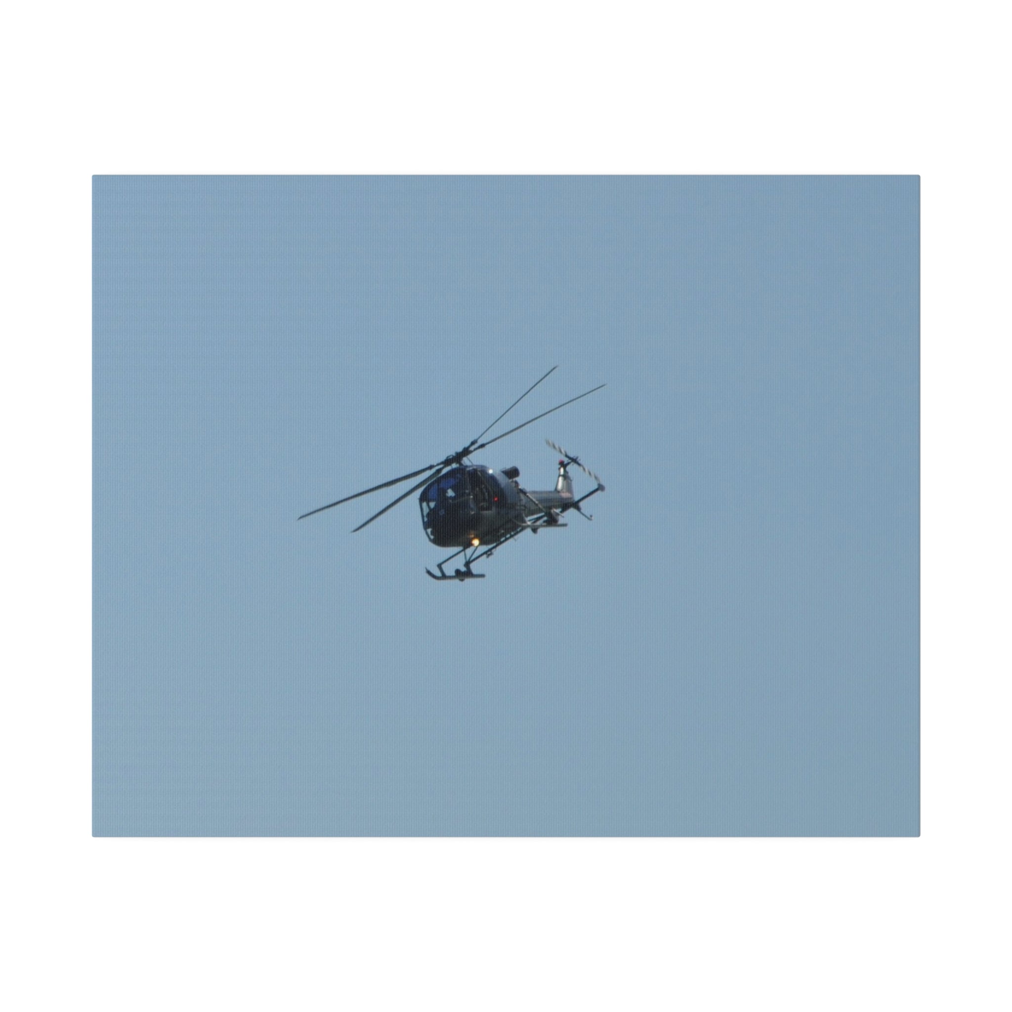 Westland Scout Helicopter Flying Left Front View Canvas - The Trio Synergize Group