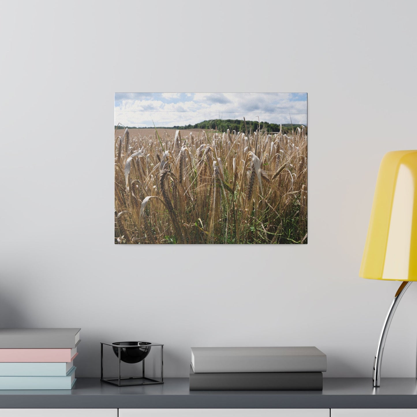 Wheat In The Fields, Countryside Canvas Print - The Trio Synergize Group