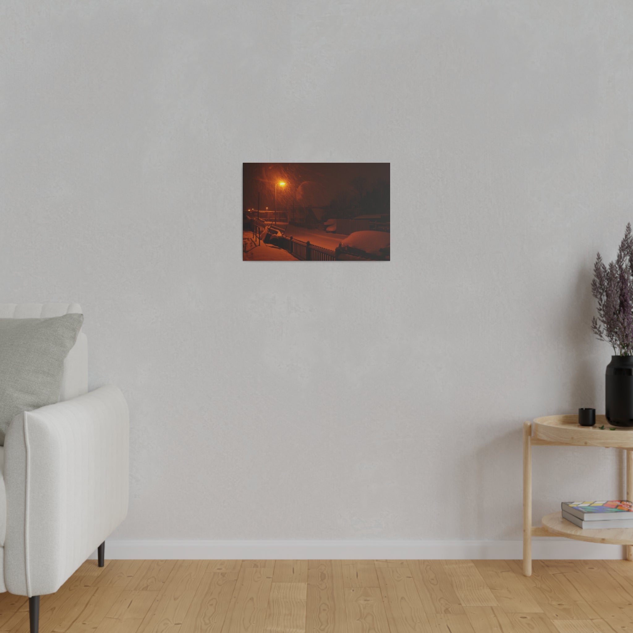 Willingdon Close In Snow, Matte Canvas - The Trio Synergize Group