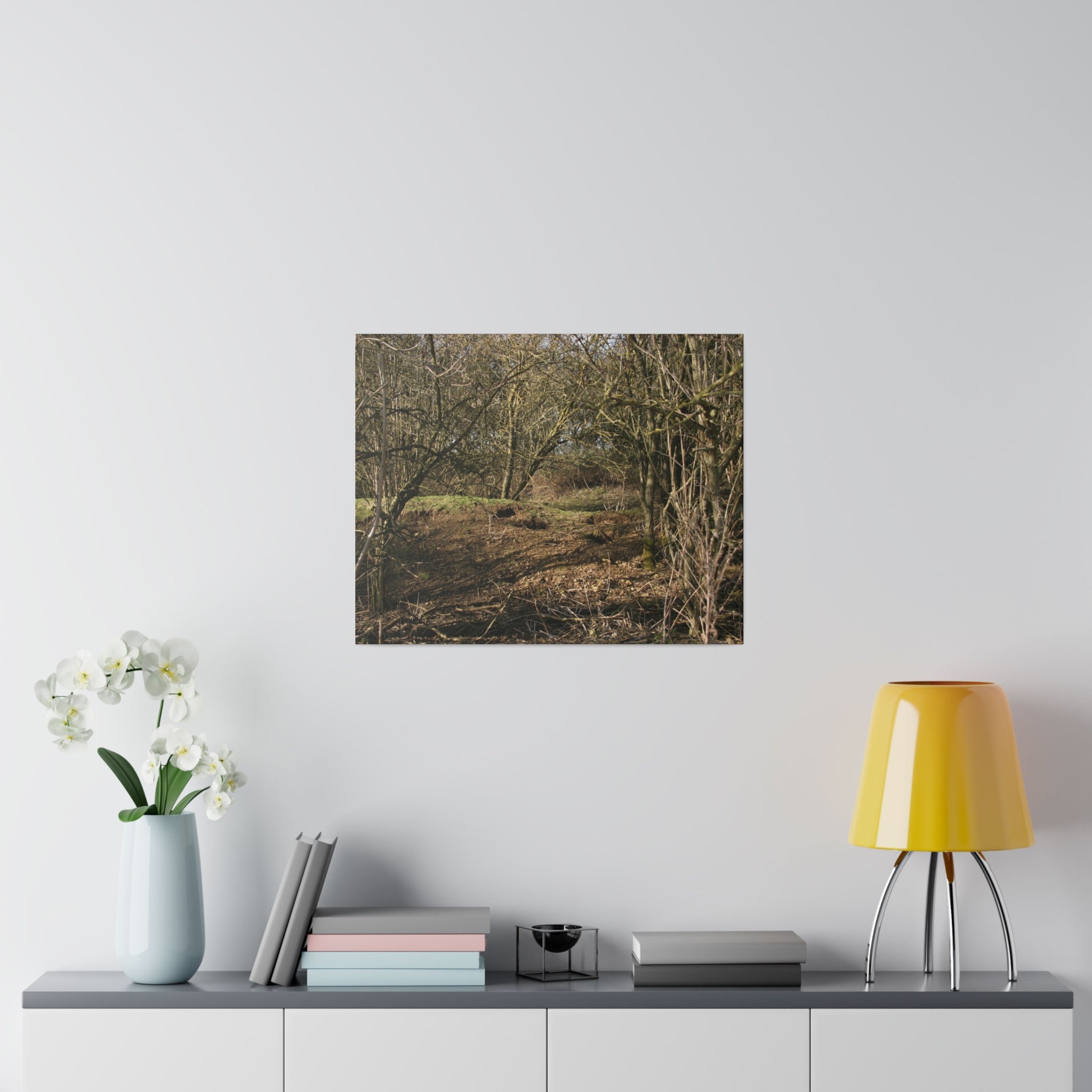 Woodland Landscape In Winter Canvas - The Trio Synergize Group