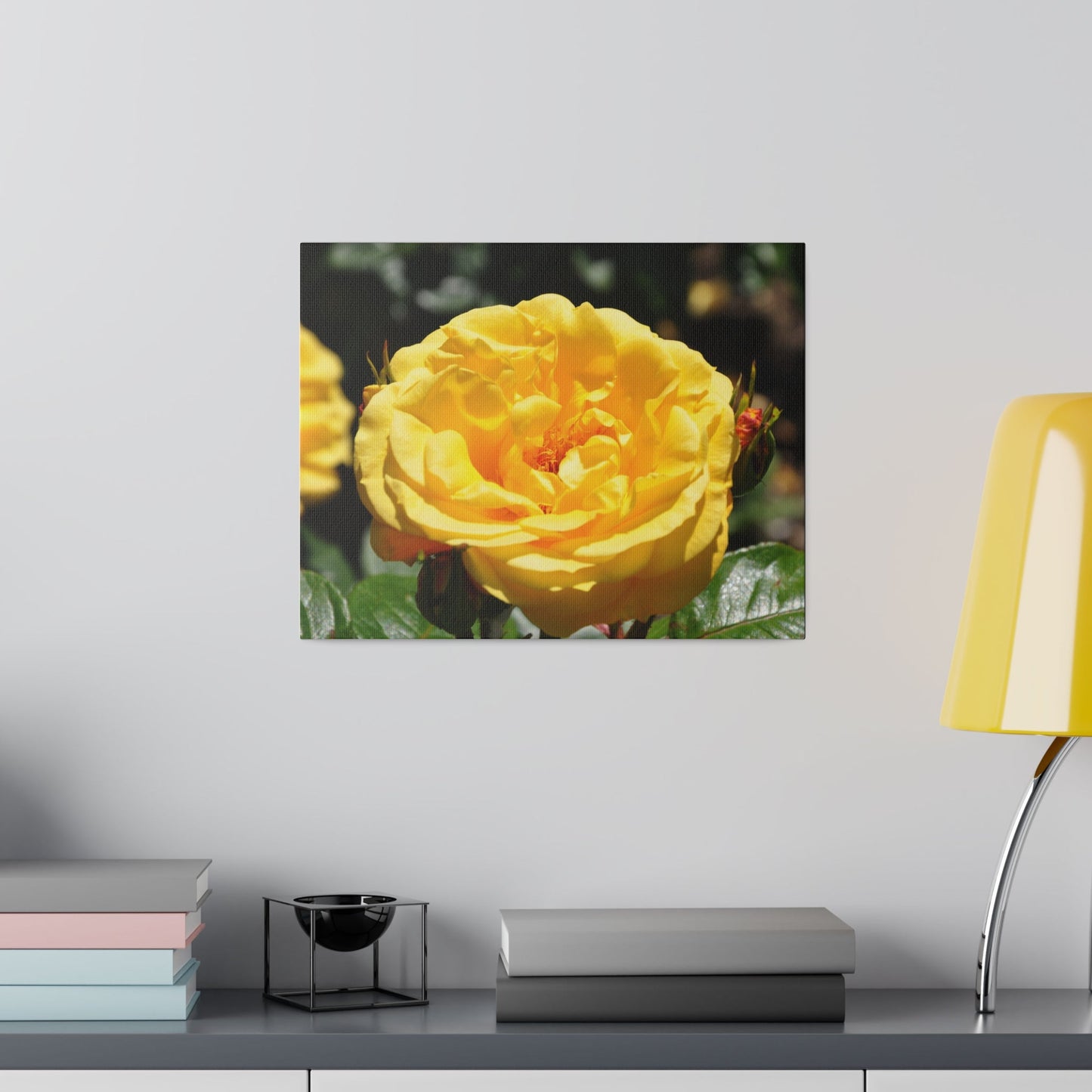Yellow Rose, Matte Canvas, Stretched, 0.75" - The Trio Synergize Group