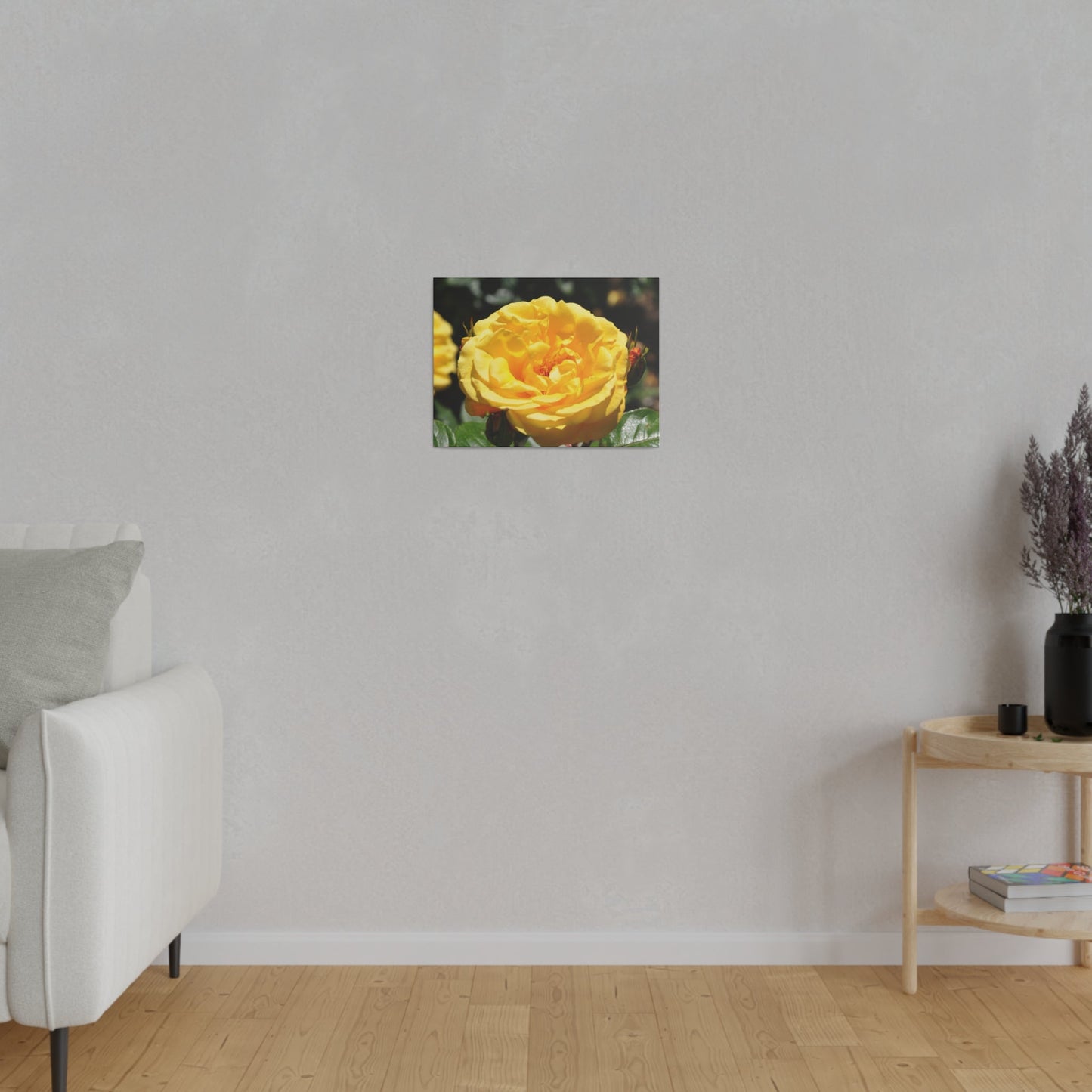 Yellow Rose, Matte Canvas, Stretched, 0.75" - The Trio Synergize Group