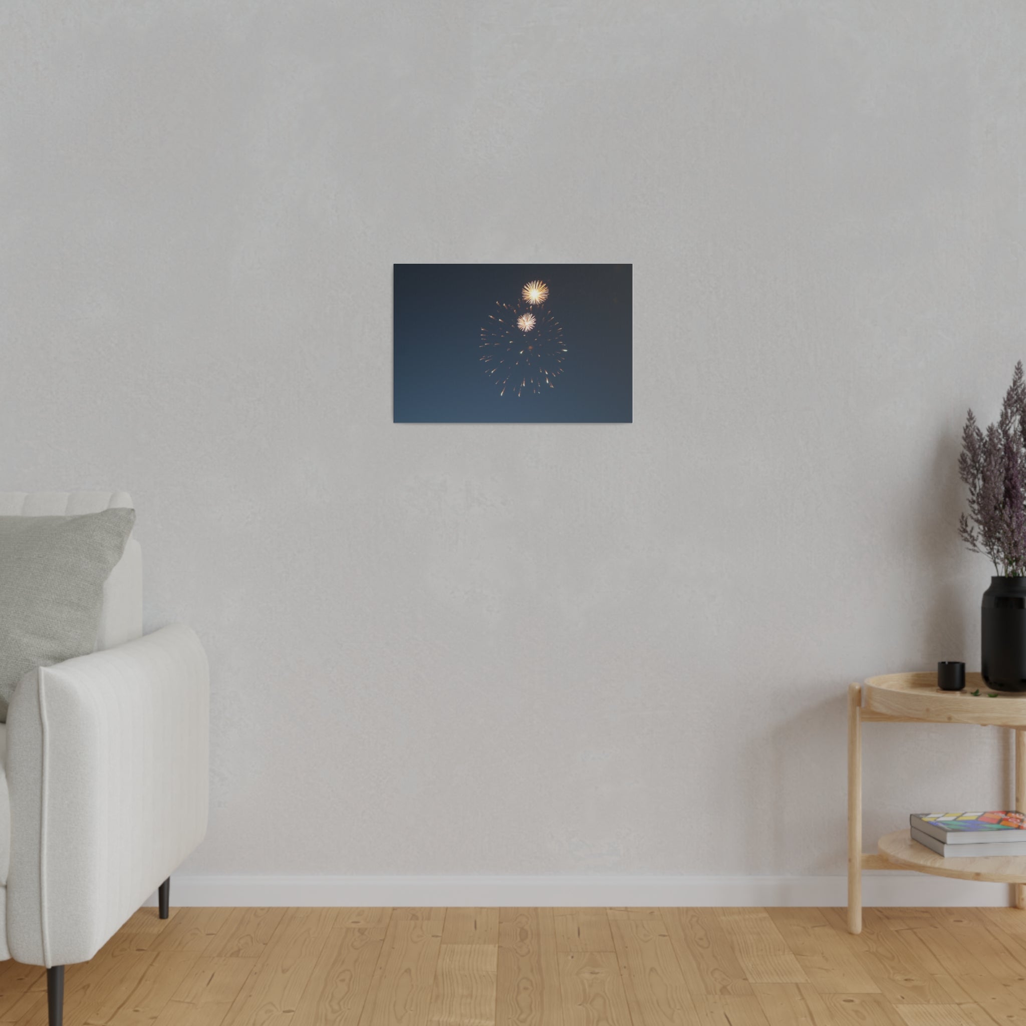 Yellowy-Orange Firework Canvas - The Trio Synergize Group