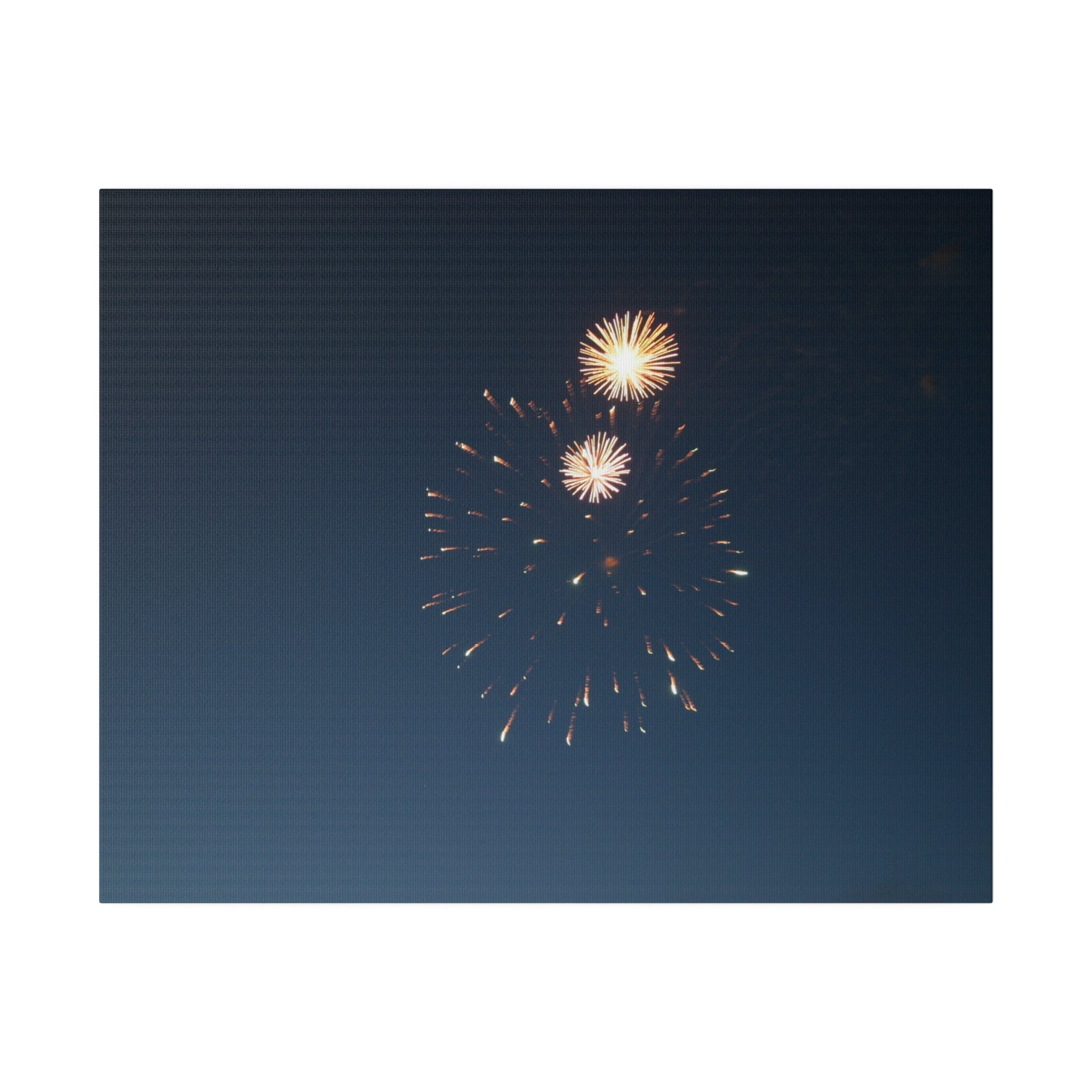 Yellowy-Orange Firework Canvas - The Trio Synergize Group