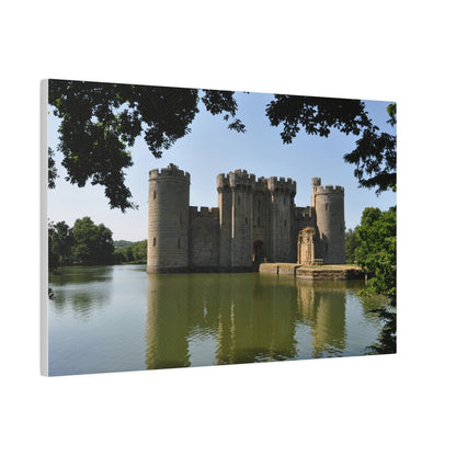 Front Of Bodiam Castle Through Trees Canvas