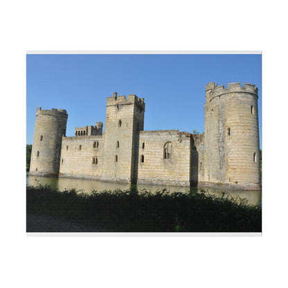 Bodiam Castle Side View Up Close Canvas