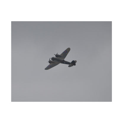 Bristol Blenheim Flying From The Right, Banking Left, Top View Canvas