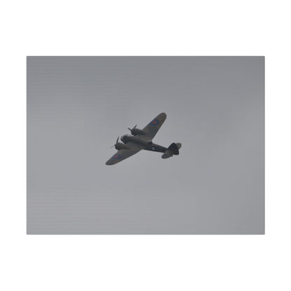 Bristol Blenheim Flying From The Right, Banking Left, Top View Canvas