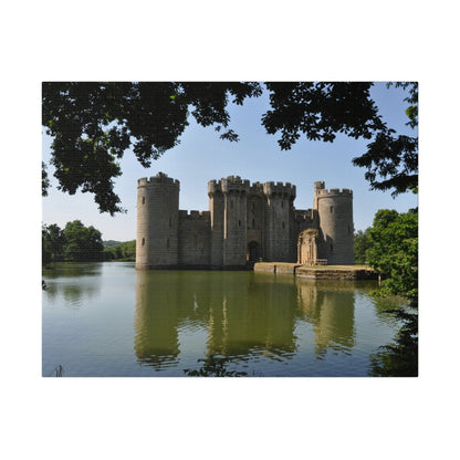 Front Of Bodiam Castle Through Trees Canvas