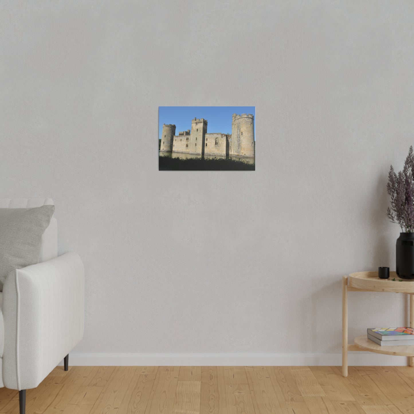 Bodiam Castle Side View Up Close Canvas