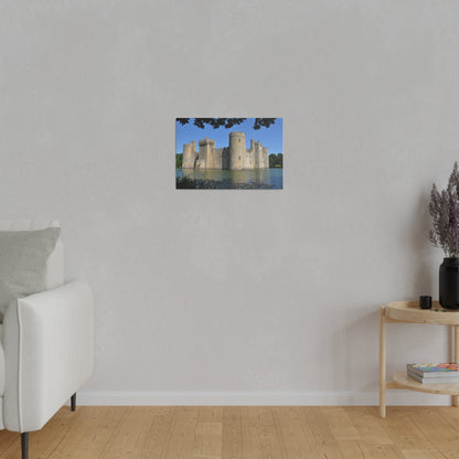 Bodiam Castle Side Angle Through Trees Canvas