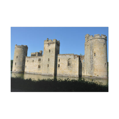 Bodiam Castle Side View Up Close Canvas