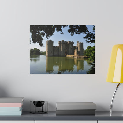 Front Of Bodiam Castle Through Trees Canvas
