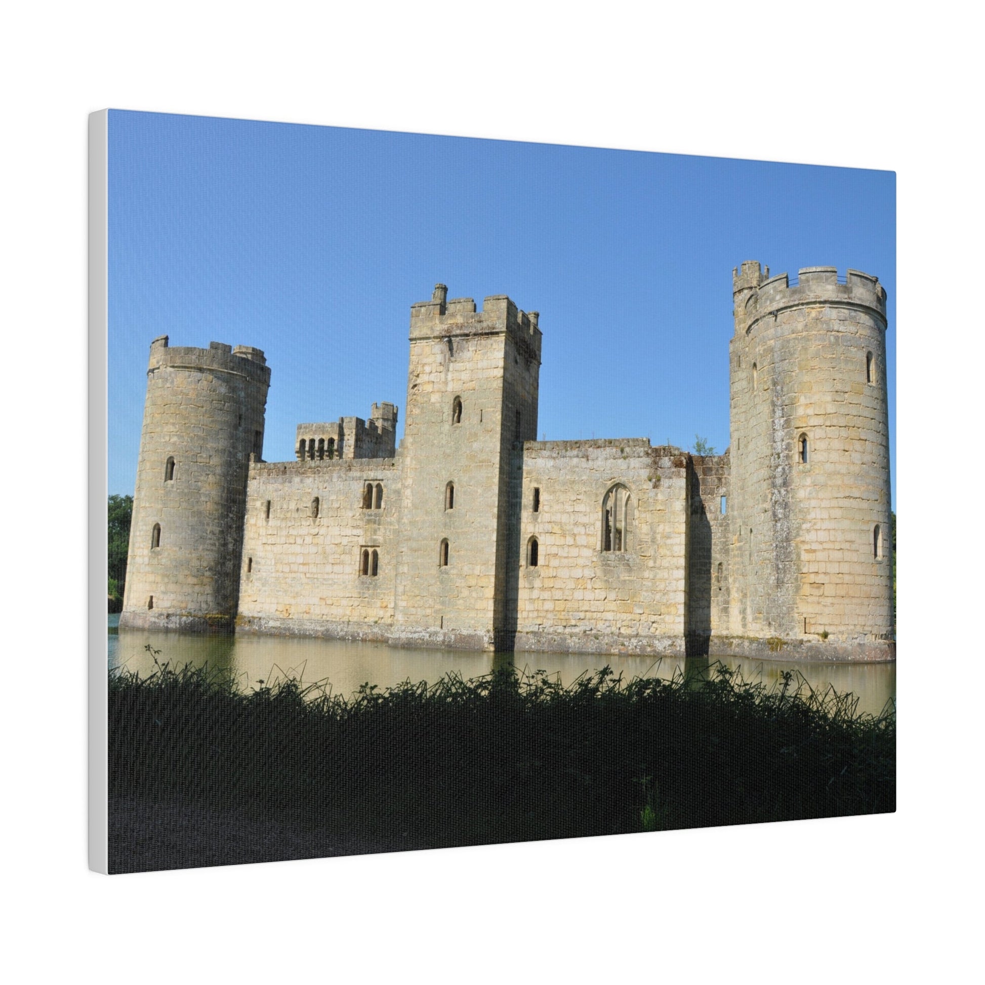 Bodiam Castle, Matte Canvas, Stretched, 0.75" - The Trio Synergize Group