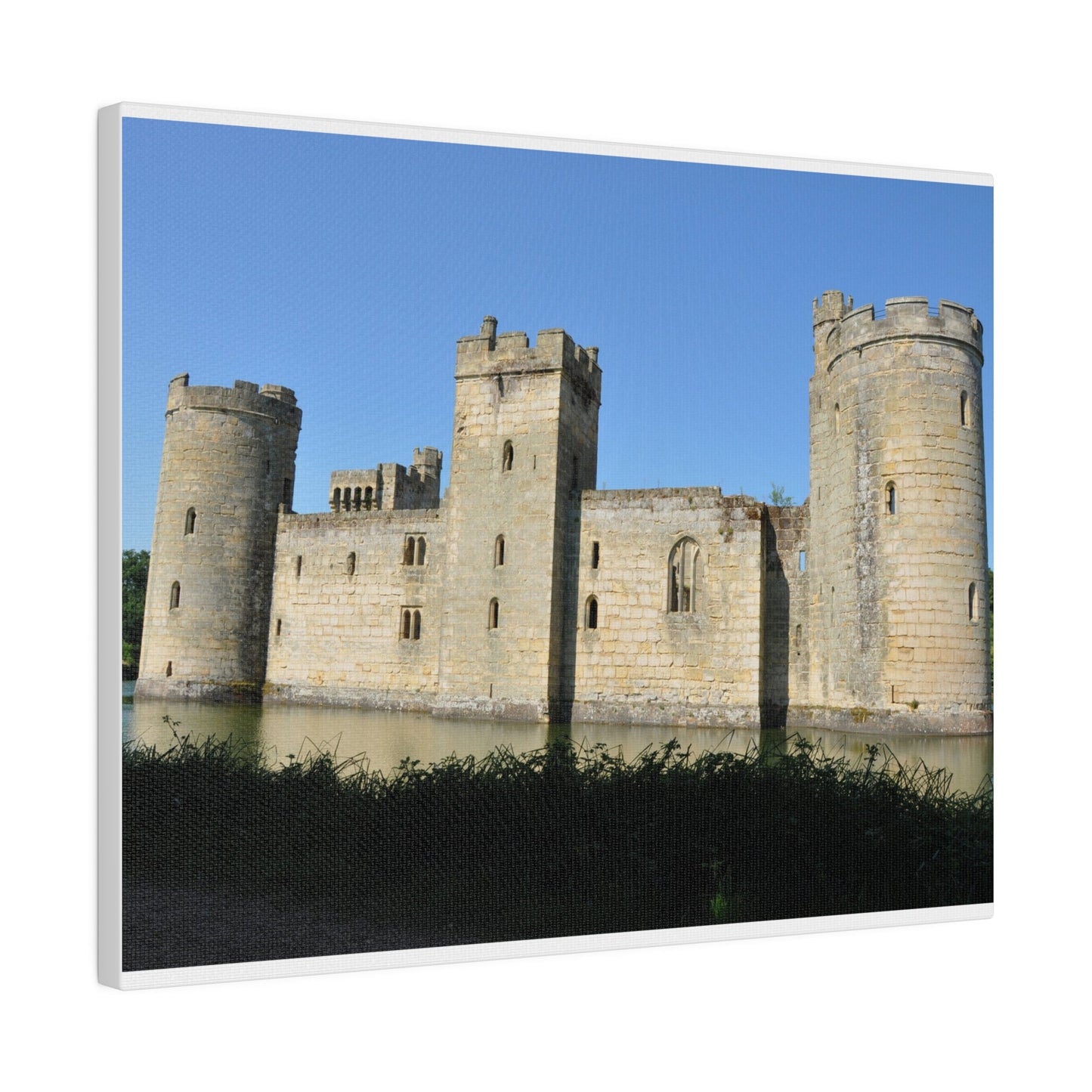 Bodiam Castle, Matte Canvas, Stretched, 0.75" - The Trio Synergize Group