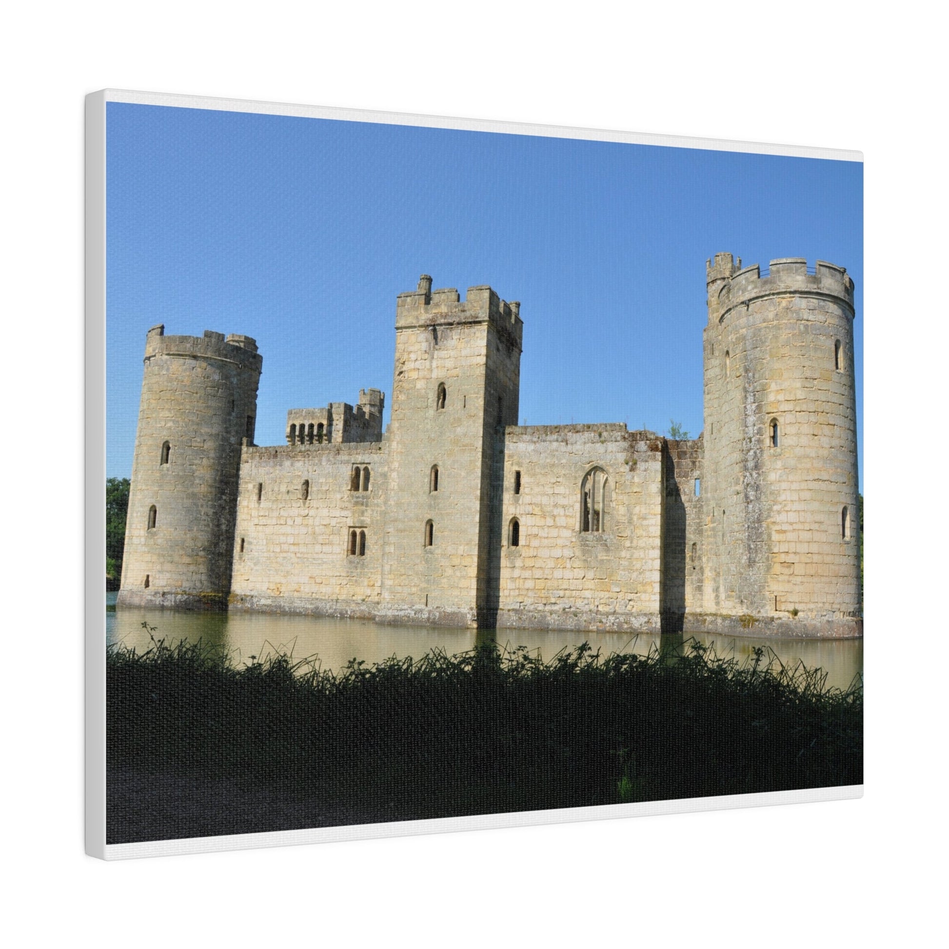 Bodiam Castle, Matte Canvas, Stretched, 0.75" - The Trio Synergize Group