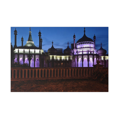 Brighton Royal Pavilion At Night Canvas - The Trio Synergize Group