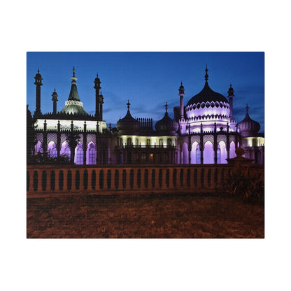 Brighton Royal Pavilion At Night Canvas - The Trio Synergize Group