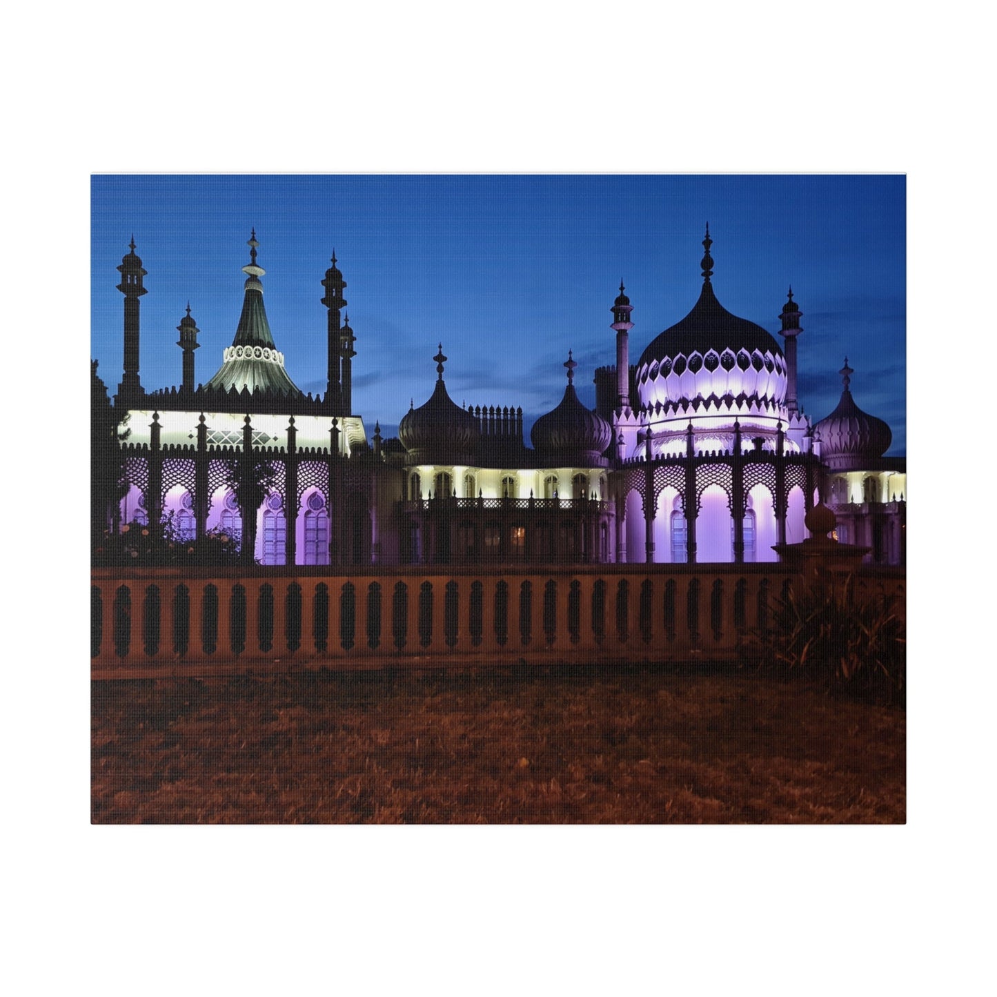 Brighton Royal Pavilion At Night Canvas - The Trio Synergize Group