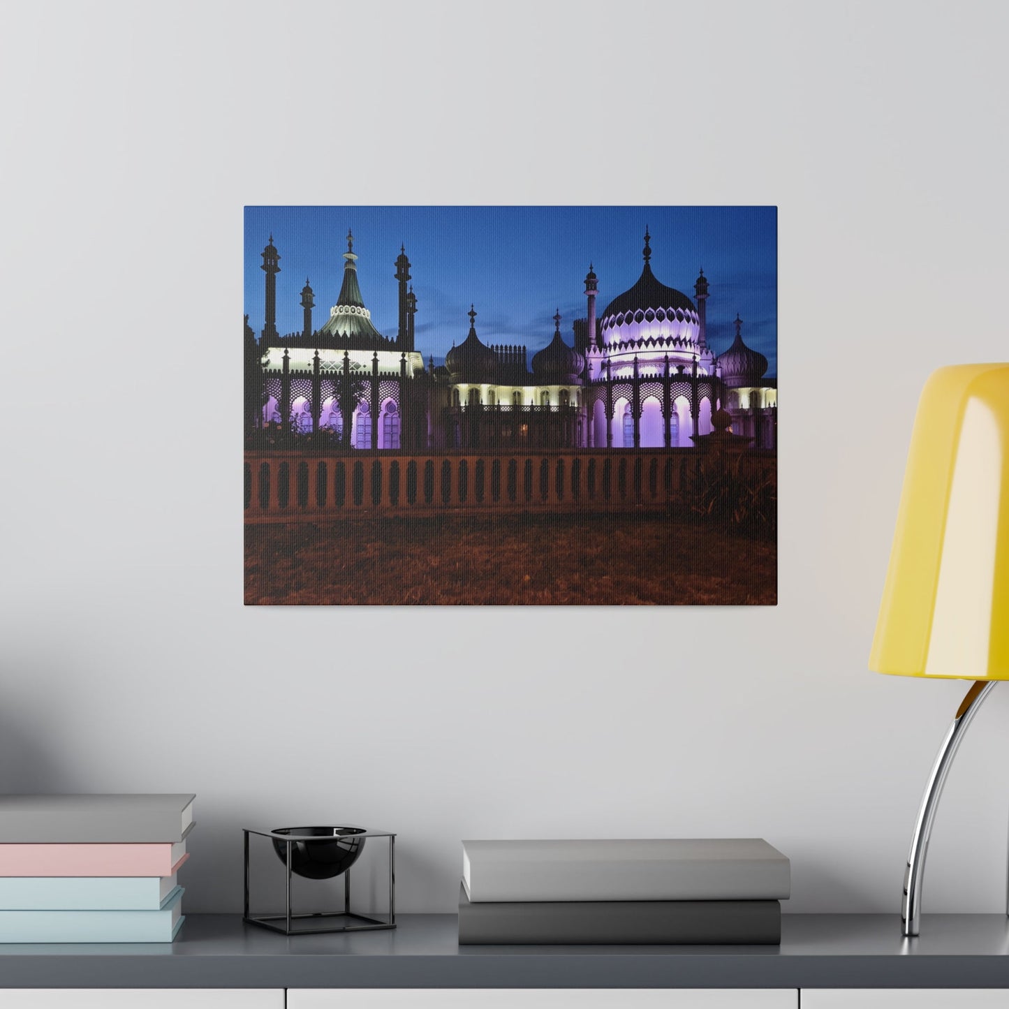 Brighton Royal Pavilion At Night Canvas - The Trio Synergize Group