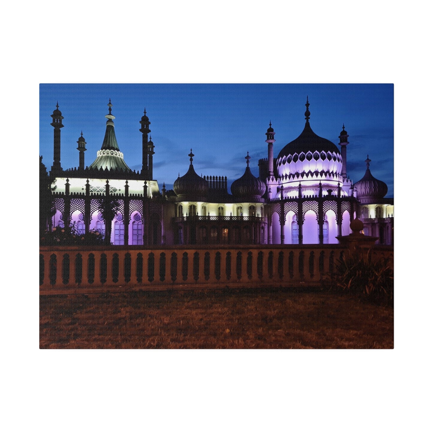 Brighton Royal Pavilion At Night Canvas - The Trio Synergize Group