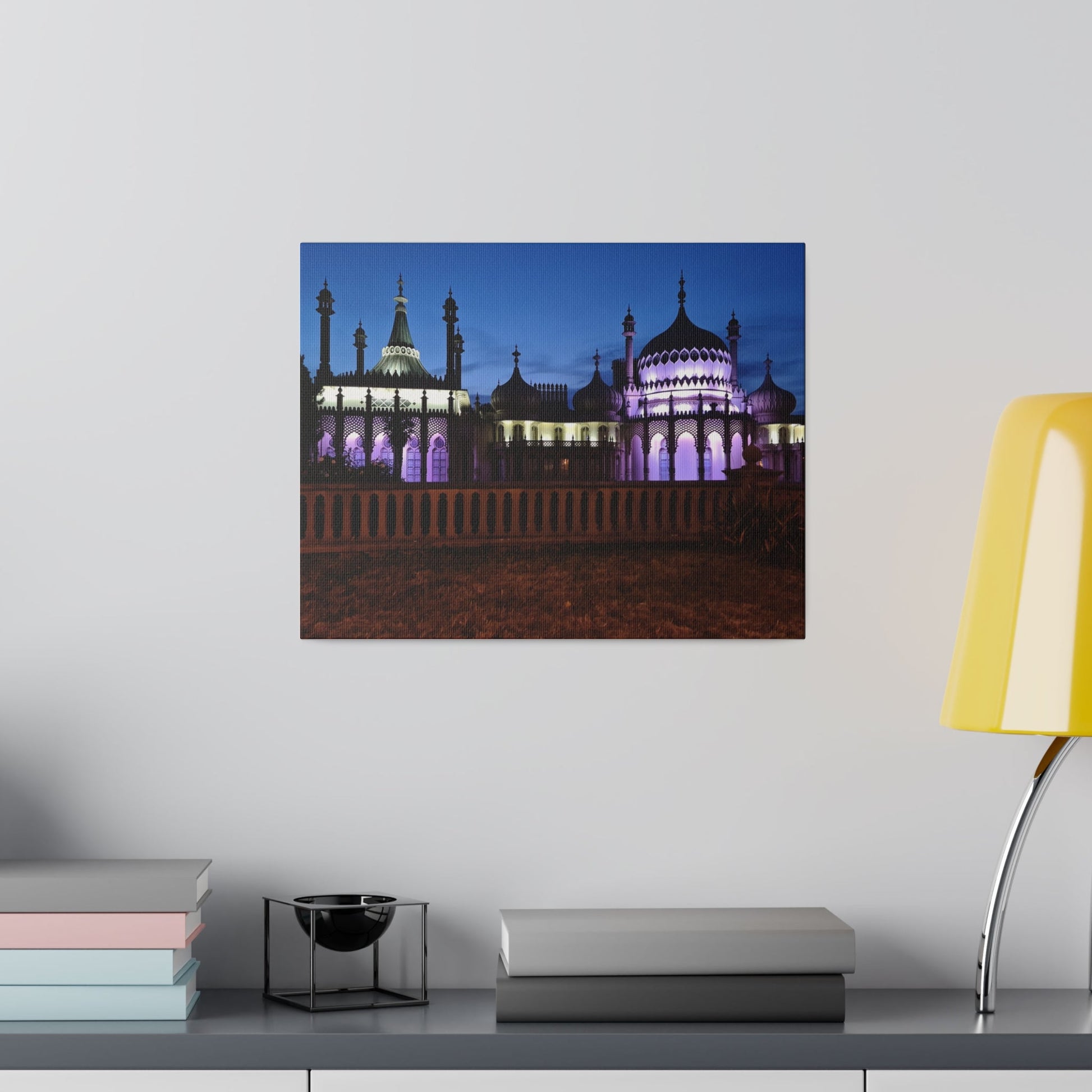 Brighton Royal Pavilion At Night Canvas - The Trio Synergize Group