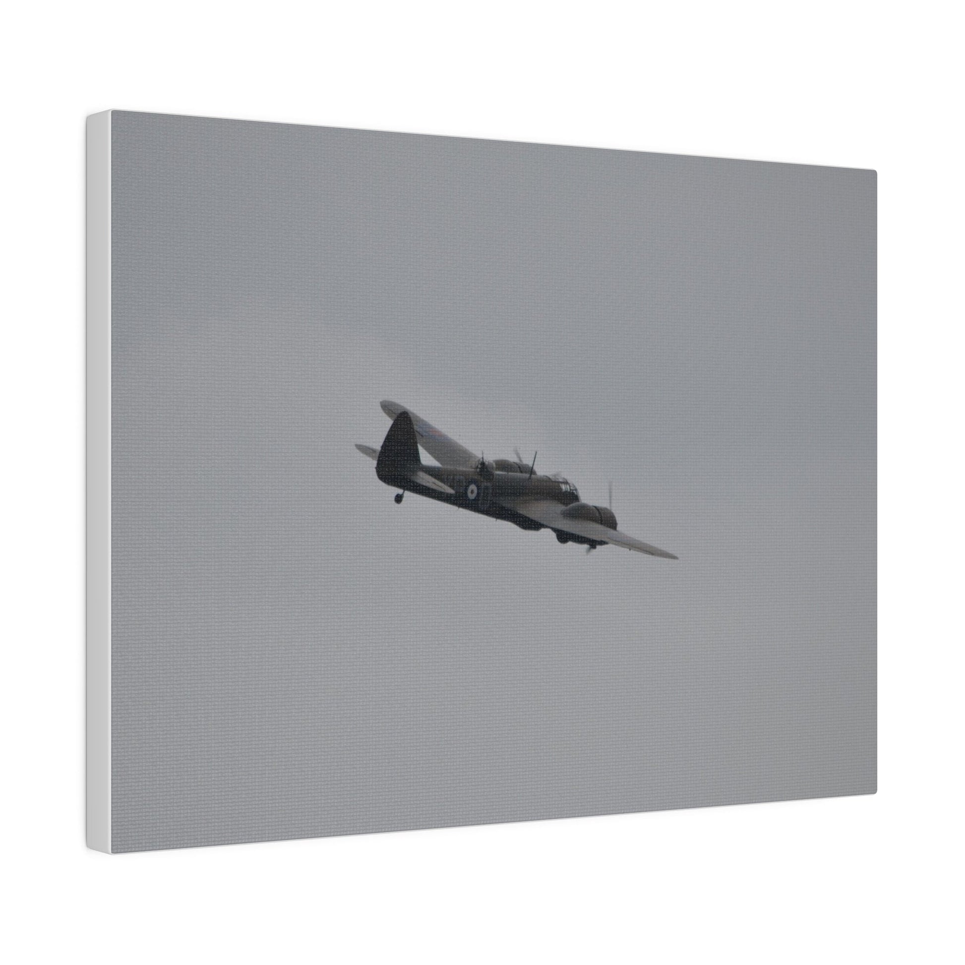 Bristol Blenheim Flying From The Left, With A slight Angle, Matte Canvas, Stretched, 0.75" - The Trio Synergize Group