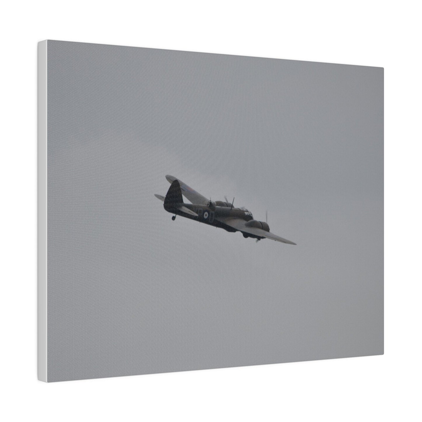 Bristol Blenheim Flying From The Left, With A slight Angle, Matte Canvas, Stretched, 0.75" - The Trio Synergize Group