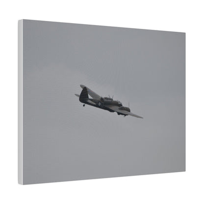Bristol Blenheim Flying From The Left, With A slight Angle, Matte Canvas, Stretched, 0.75" - The Trio Synergize Group