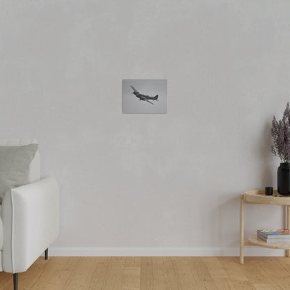 Bristol Blenheim Flying From The Right, Banking Right, Front And Top View, Matte Canvas, Stretched, 0.75" - The Trio Synergize Group