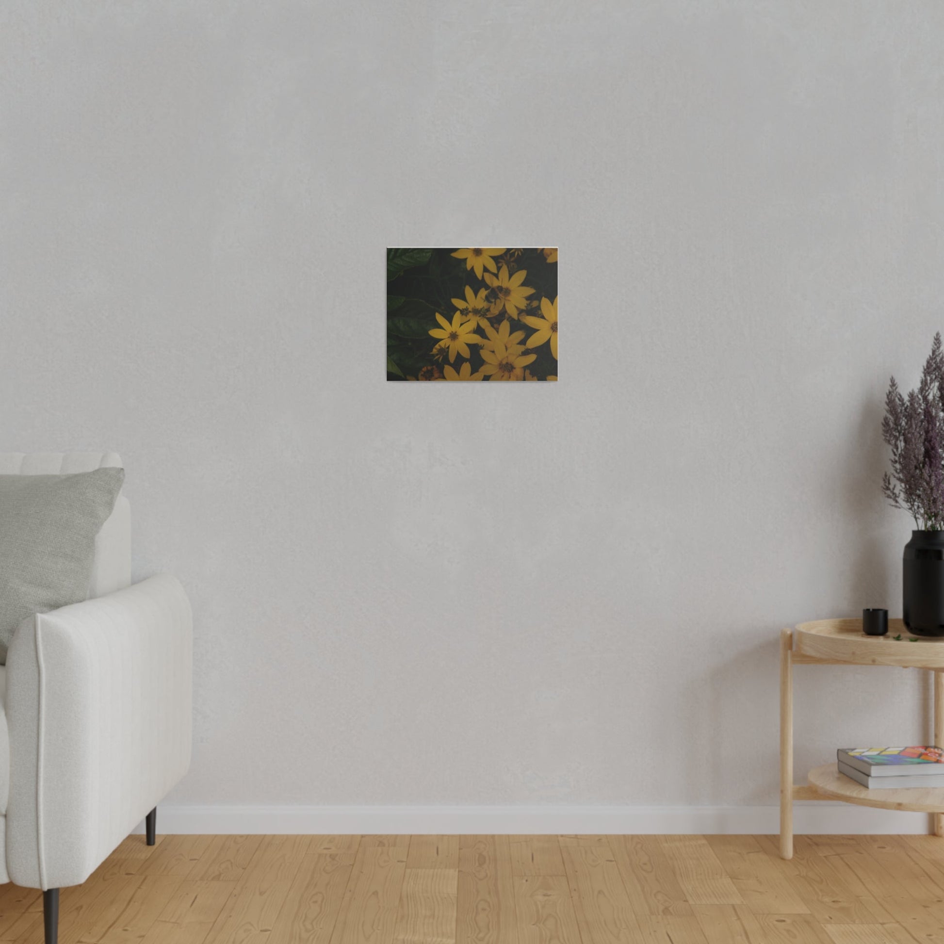 Bumblebee on Flower, Matte Canvas, Stretched, 0.75" - The Trio Synergize Group
