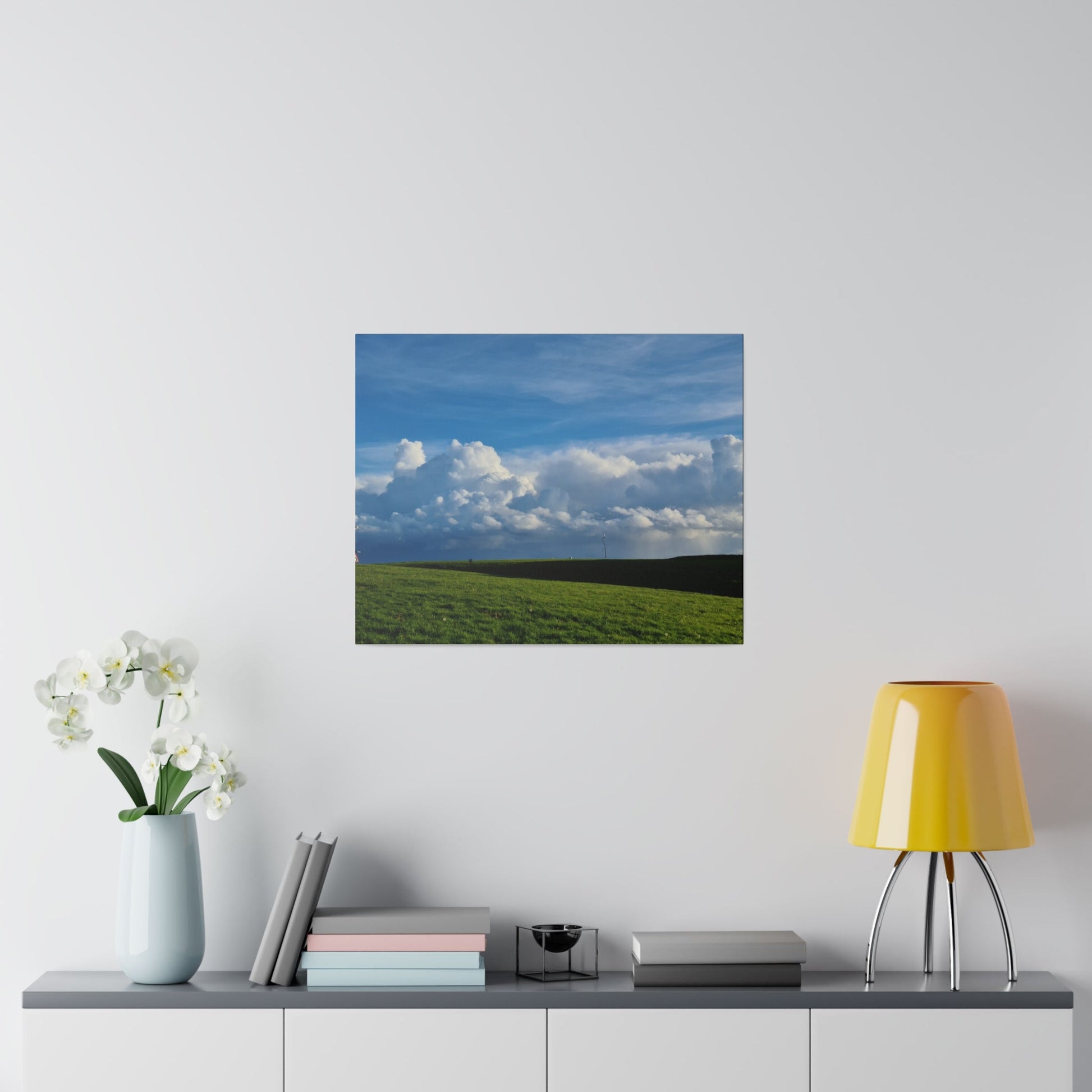 Cloud Formations On The West-hill, Matte Canvas - The Trio Synergize Group