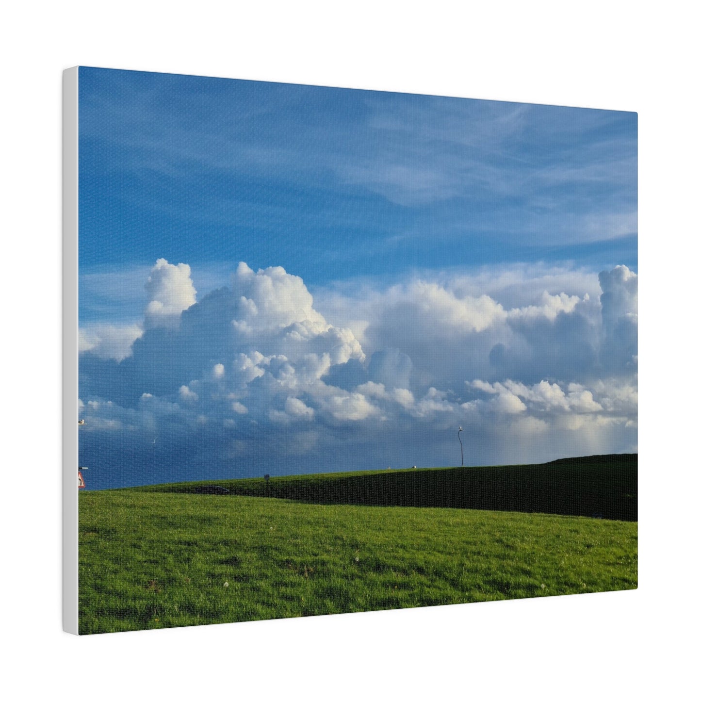 Cloud Formations On The West-hill, Matte Canvas - The Trio Synergize Group