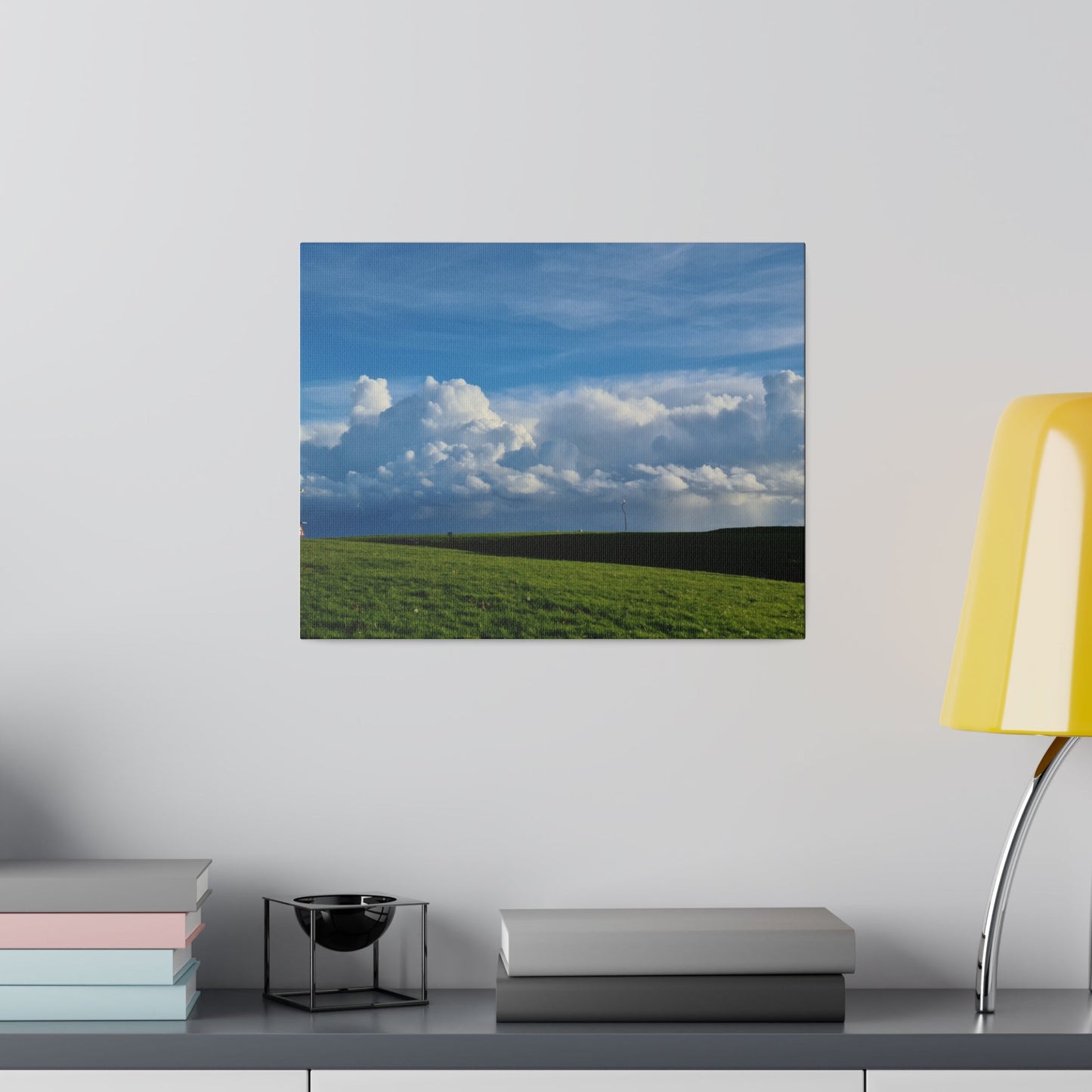 Cloud Formations On The West-hill, Matte Canvas - The Trio Synergize Group