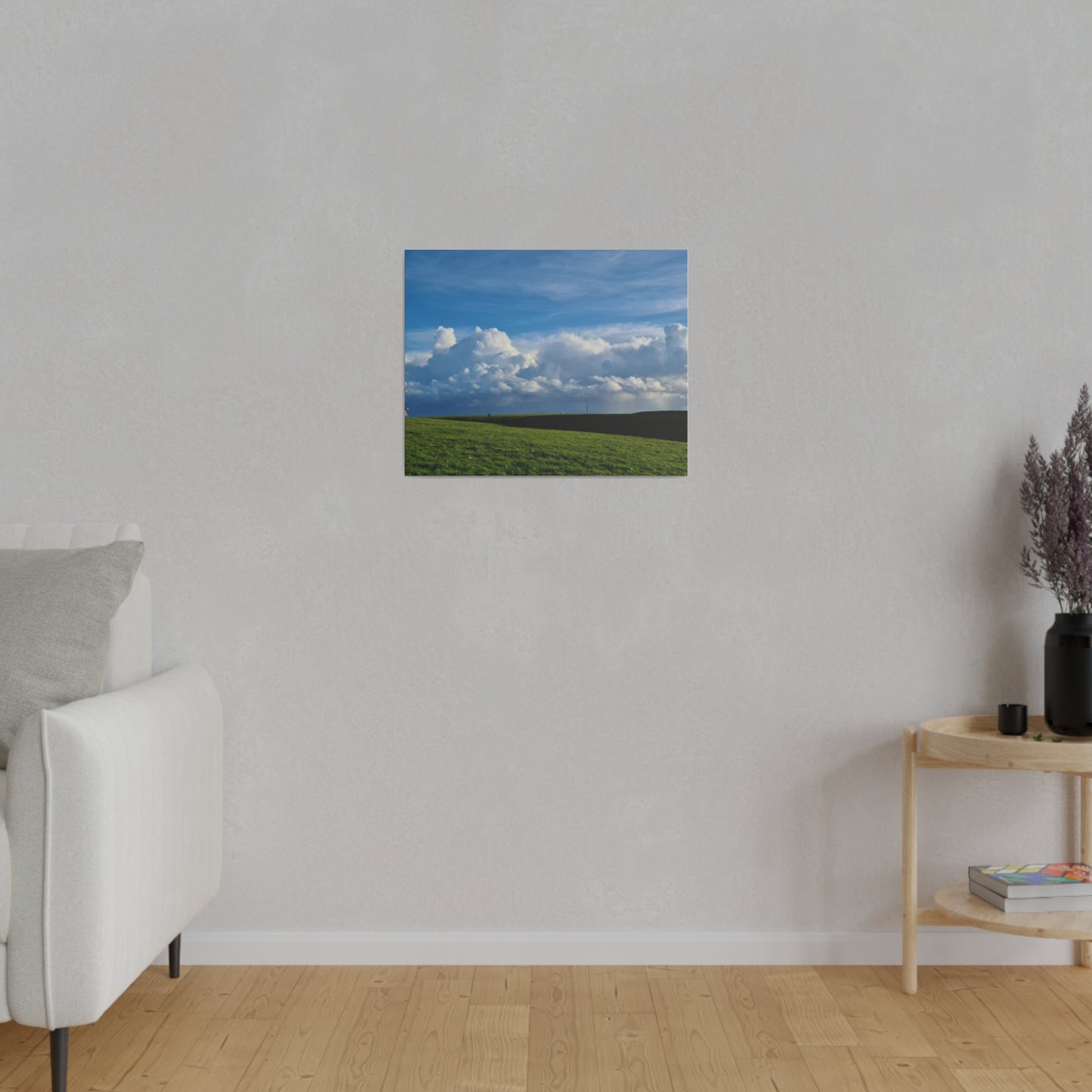 Cloud Formations On The West-hill, Matte Canvas - The Trio Synergize Group