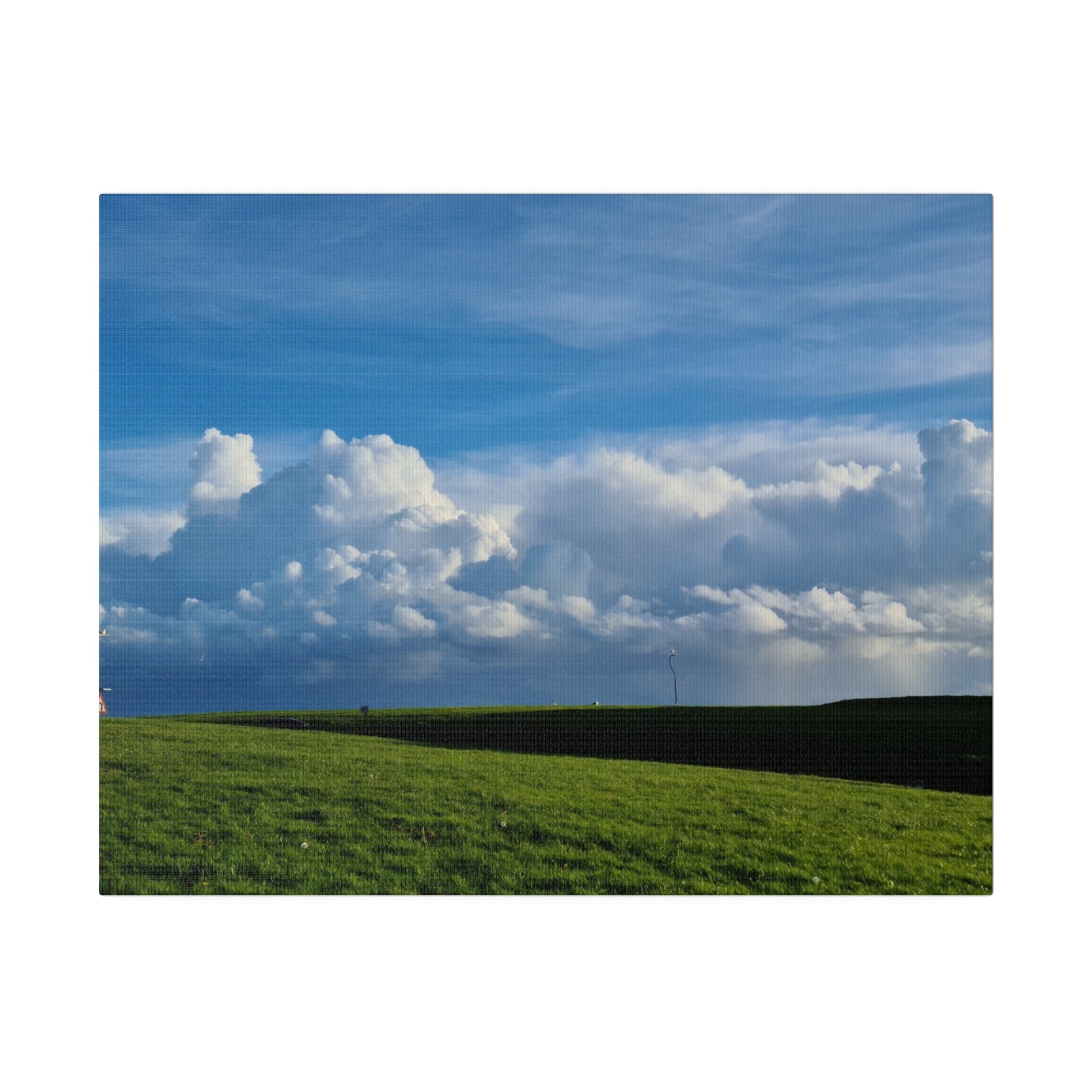 Cloud Formations On The West-hill, Matte Canvas - The Trio Synergize Group