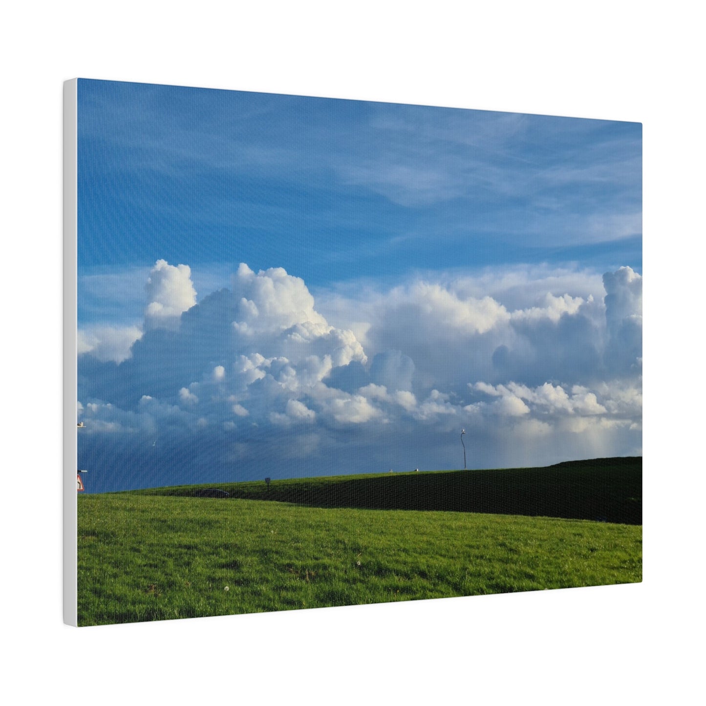 Cloud Formations On The West-hill, Matte Canvas - The Trio Synergize Group