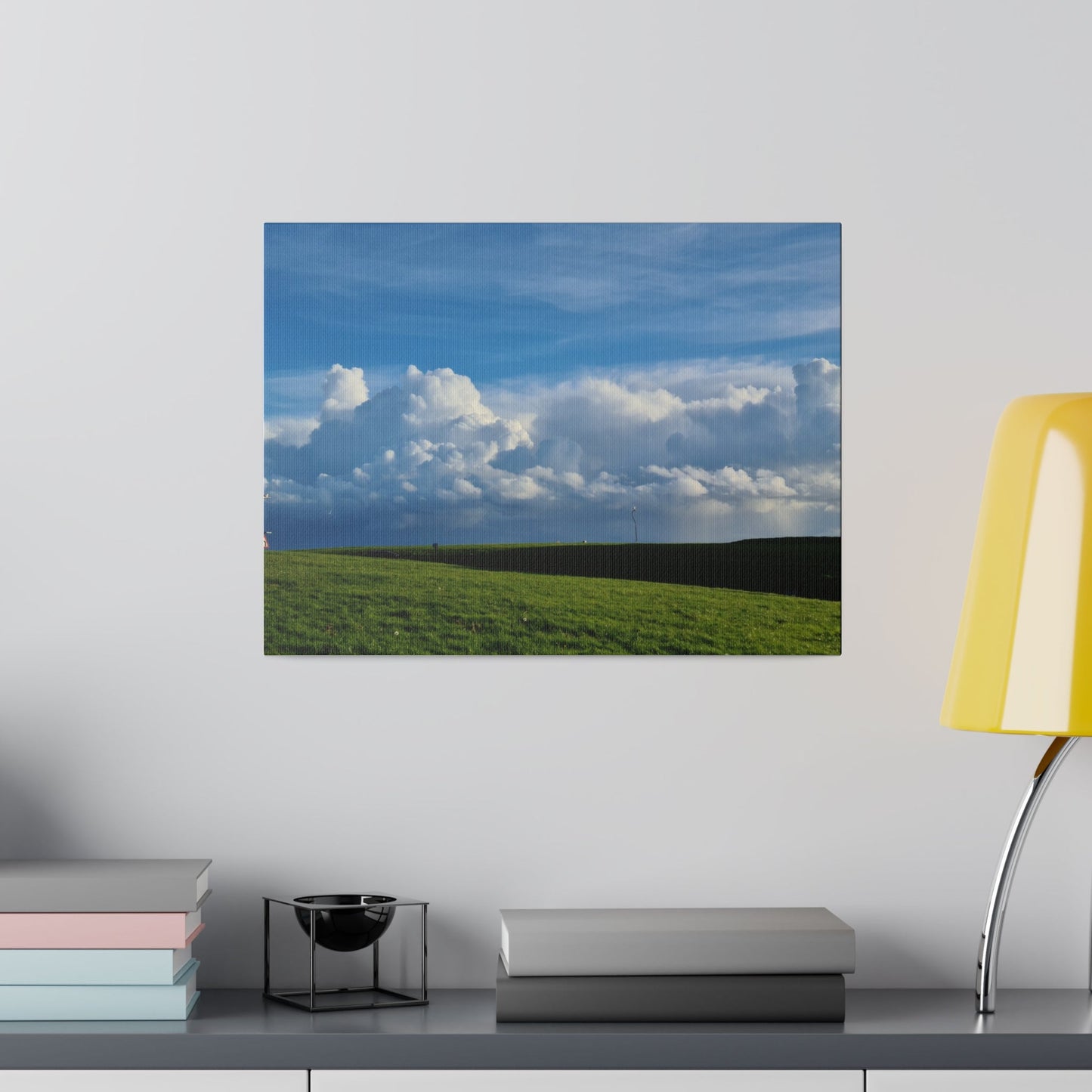 Cloud Formations On The West-hill, Matte Canvas - The Trio Synergize Group