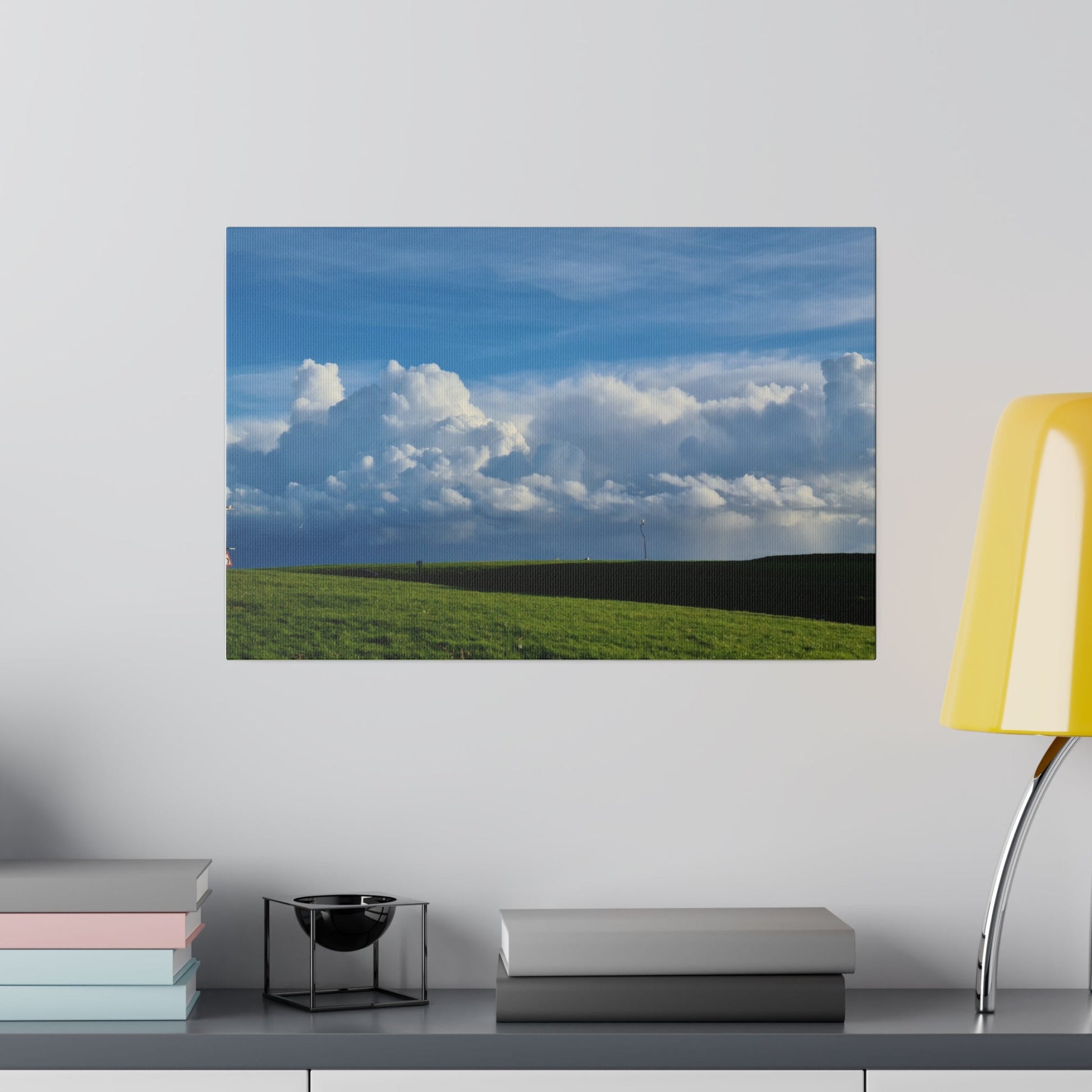 Cloud Formations On The West-hill, Matte Canvas - The Trio Synergize Group