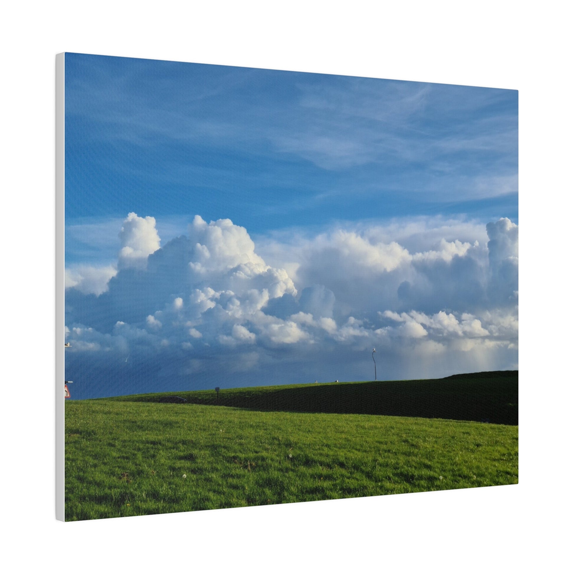 Cloud Formations On The West-hill, Matte Canvas - The Trio Synergize Group