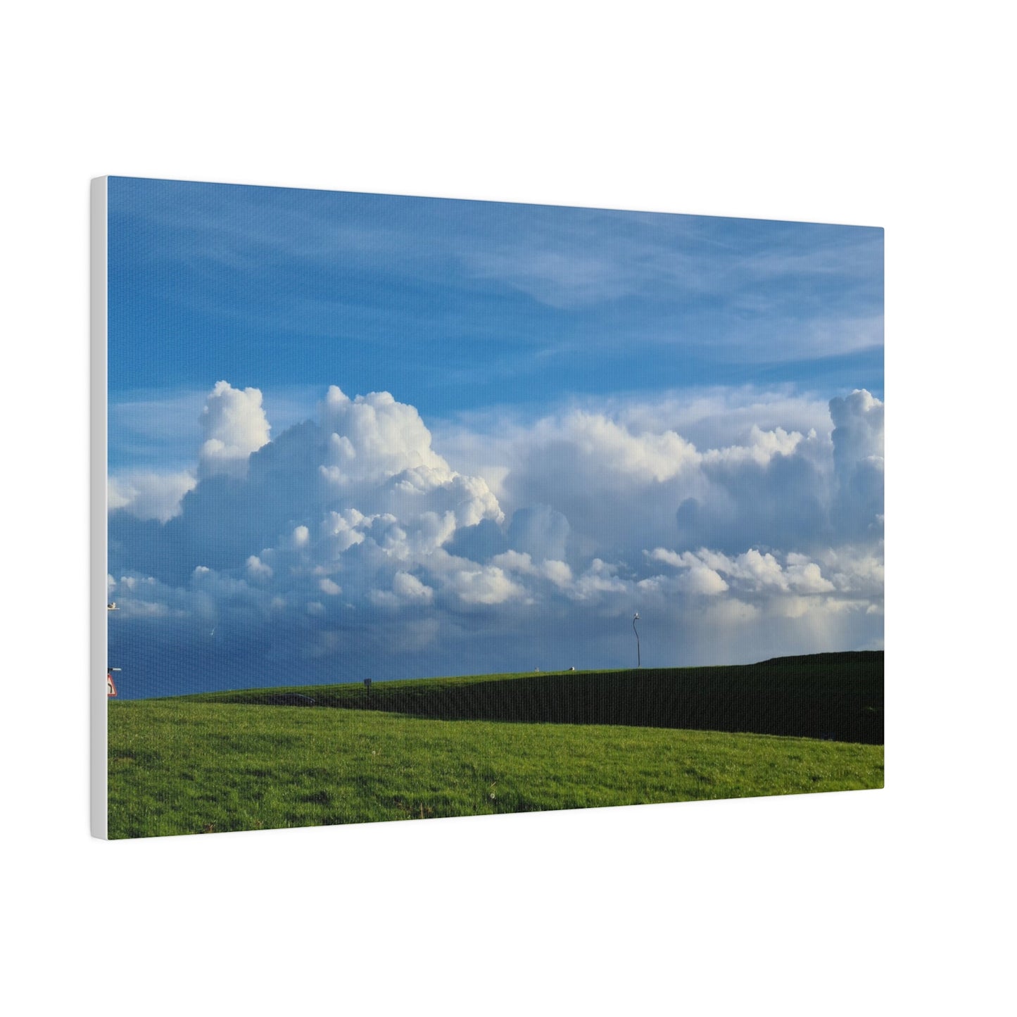 Cloud Formations On The West-hill, Matte Canvas - The Trio Synergize Group