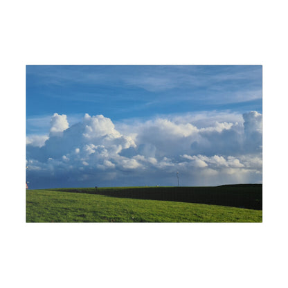 Cloud Formations On The West-hill, Matte Canvas - The Trio Synergize Group