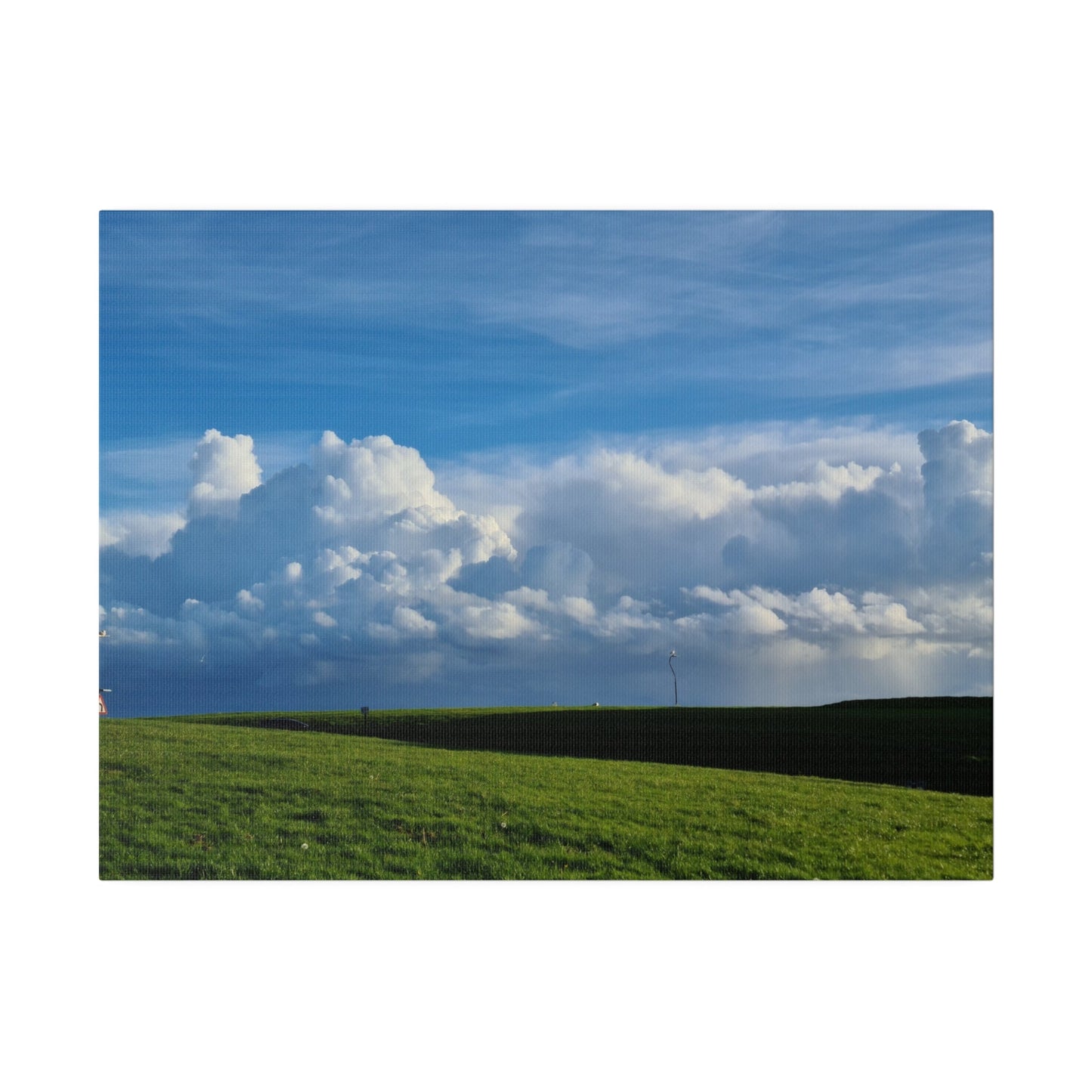 Cloud Formations On The West-hill, Matte Canvas - The Trio Synergize Group