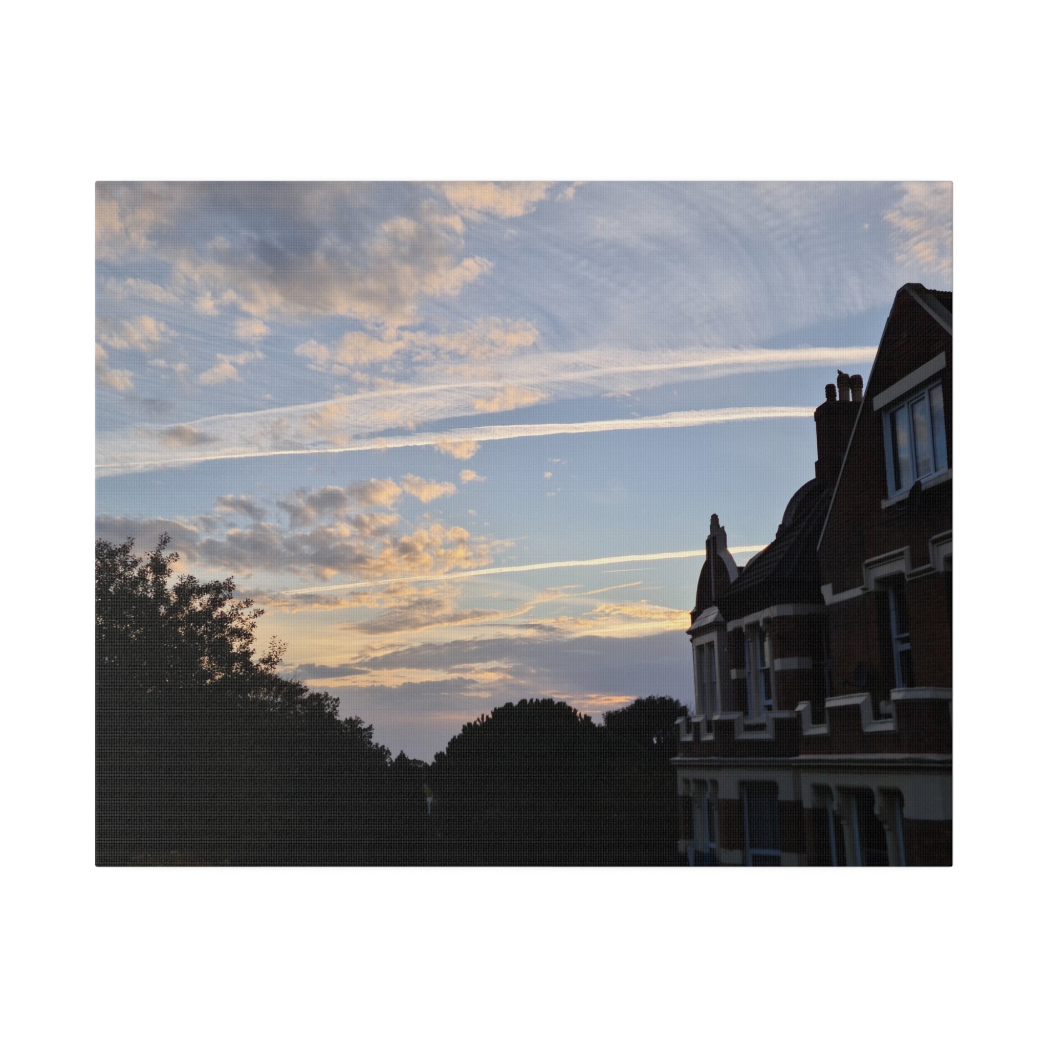 Combination Of Different Clouds On A Blue Sky, Matte Canvas, Stretched, 0.75" - The Trio Synergize Group